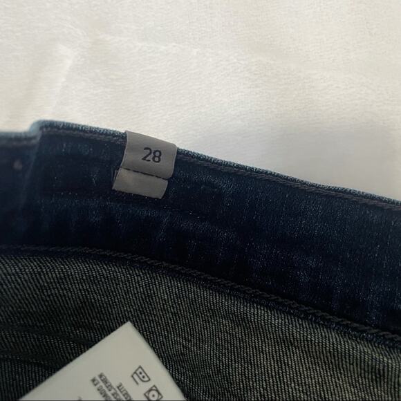 Citizens of Humanity Rocket Crop high rise skinny jeans dark blue denim size 28 - Picture 5 of 10